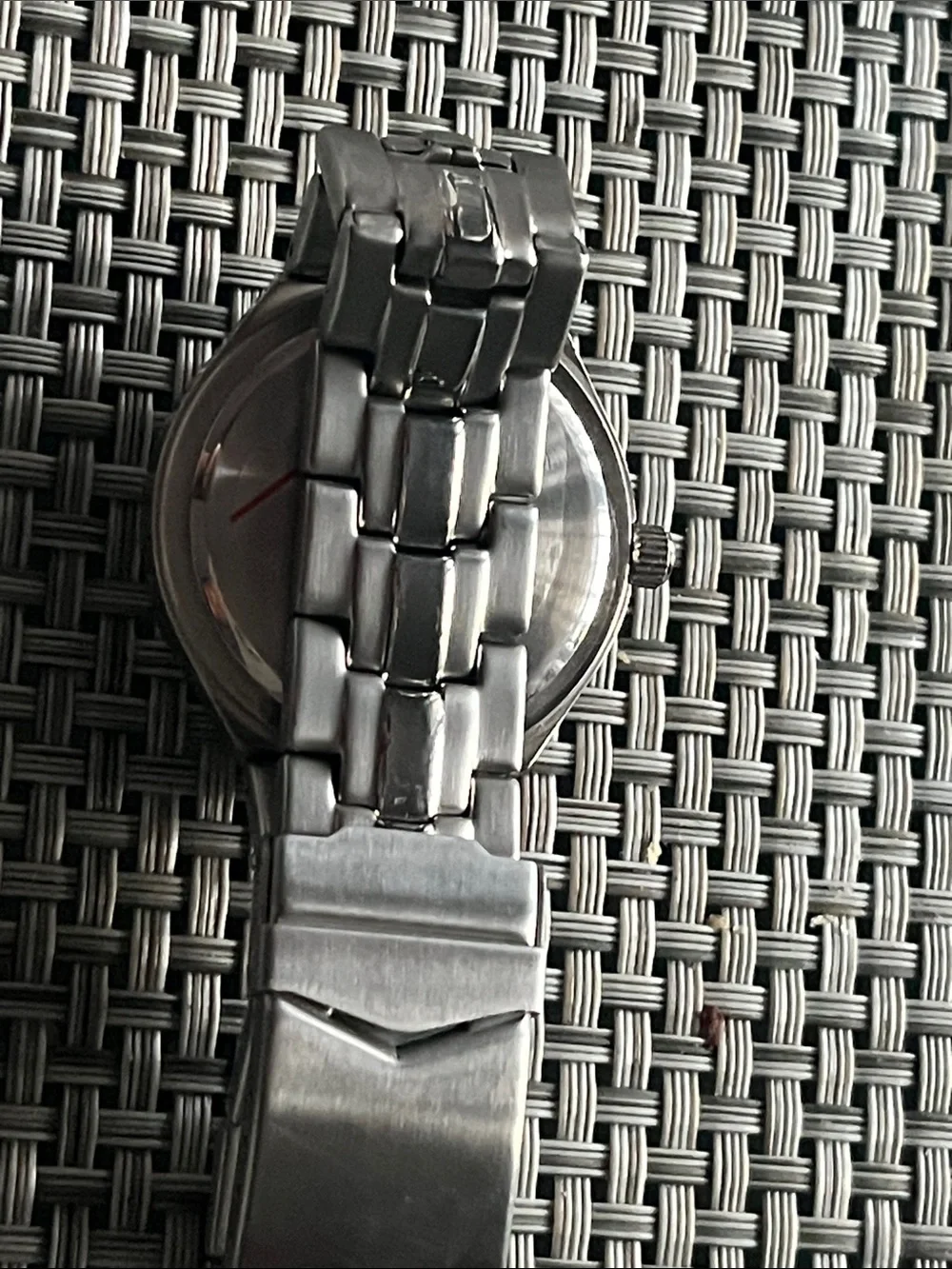 Armitron Silver-Tone Men's Day-Date Watch with Black Dial